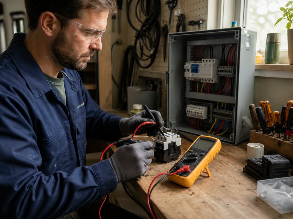Fluke 117 Digital Multimeter lifestyle view