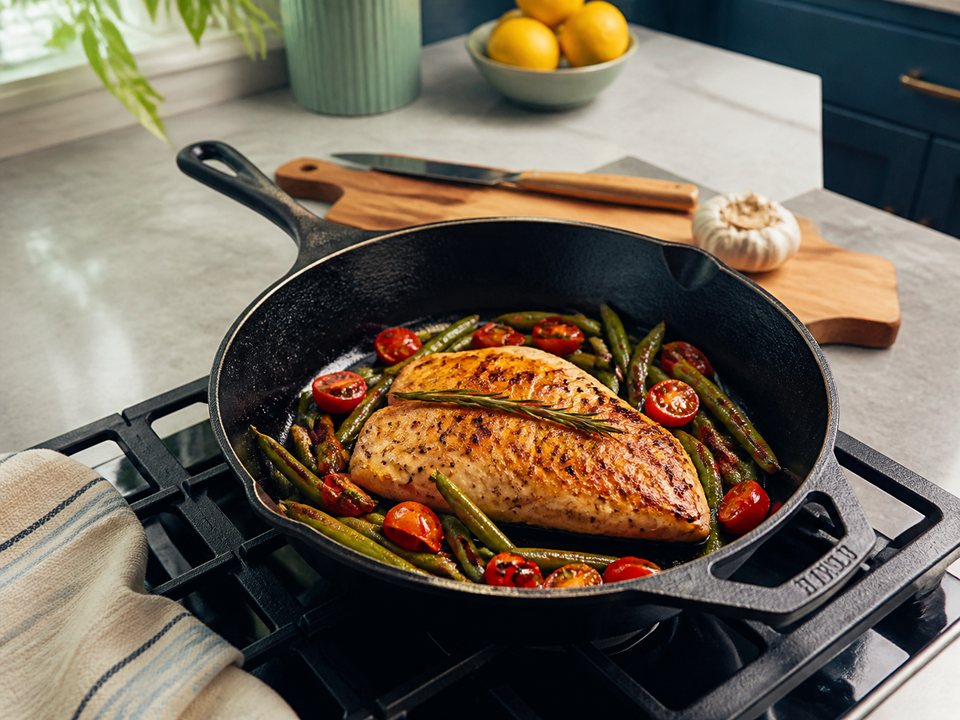 Lodge Cast Iron Skillet lifestyle view